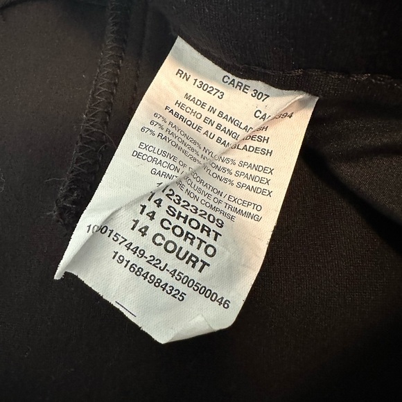 Lee Ultra Lux Comfort Any Wear Slim Ankle Pant - Women's - 14S Black - Picture 8 of 12